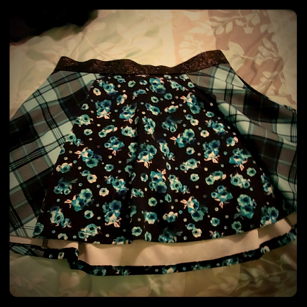 Blue skirt